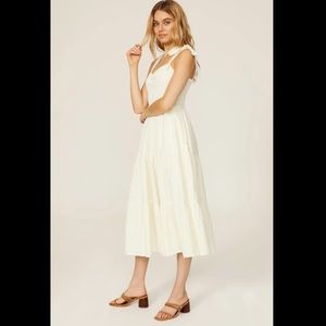 Madewell Eyelet Lace Midi Dress